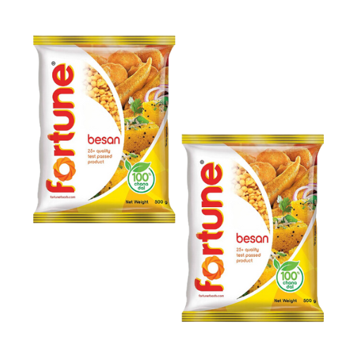 Fortune Besan / Gram Flour (Bundle of 2 x 500g)