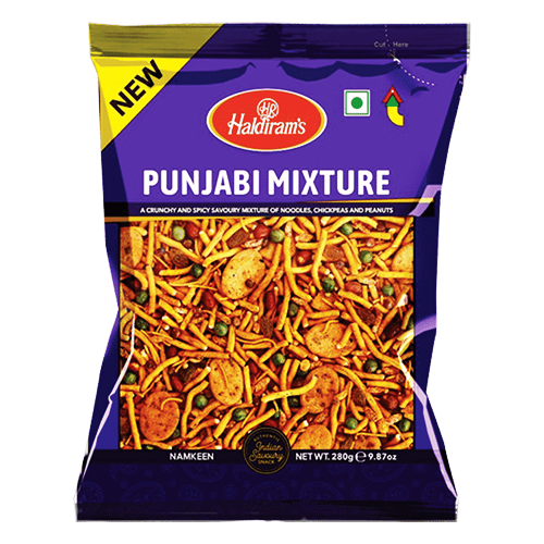 Haldiram's Punjabi Mixture / Kořeněný snack (280g)