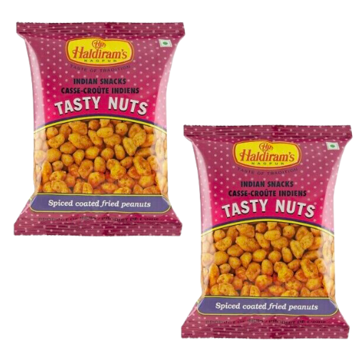 Haldiram's Tasty Nuts / Kořeněné arašídy (Balení 2x200g) 400g