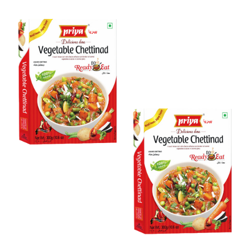 Priya zeleninové kari Chettinad (Balení 2 x 300g) 600g - Hotové jídlo