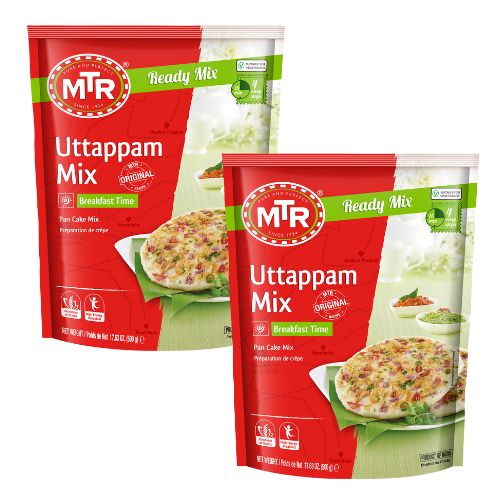 MTR Uttapam Mix - směs na slané indické placky (Balení 2 x 500g)