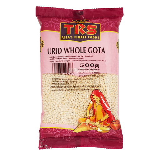 TRS Urad Dal Whole / Urid Gota - Without Skin (500g)