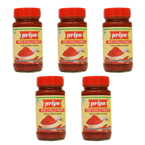 Priya pasta z červených chilli (Balení 5 x 300g) 1,5Kg