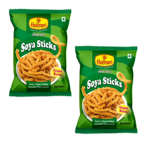 Haldiram's Soya Sticks Chatpata Masala (Bundle of 2 x 150g)