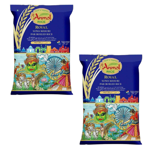 Anmol Sona Masoori Boiled Rice (Bundle of 2 x 10kg)