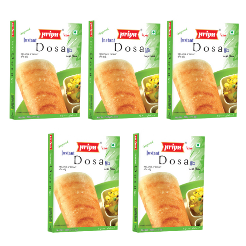 Priya Instant Dosa Mix (Bundle of 5 x 500g)