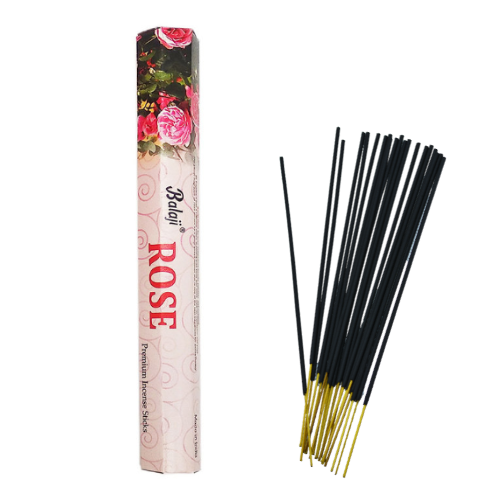 Balaji Premium Incense / Vonné tyčinky - růže (1 ks)