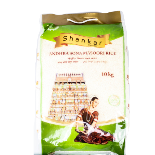 Shankar Andhra Sona Masoori Rice (10kg) - Dookan
