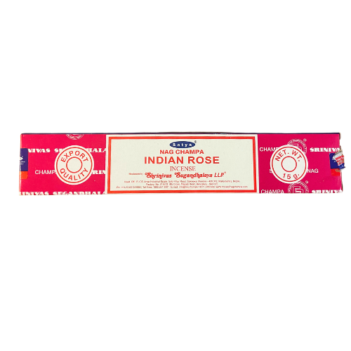 Satya Nag Champa Indian Rose Agarbatti / Incense Sticks (15g)