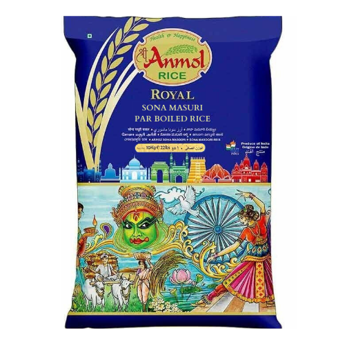 Anmol Sona Masoori Boiled Rice (10kg)