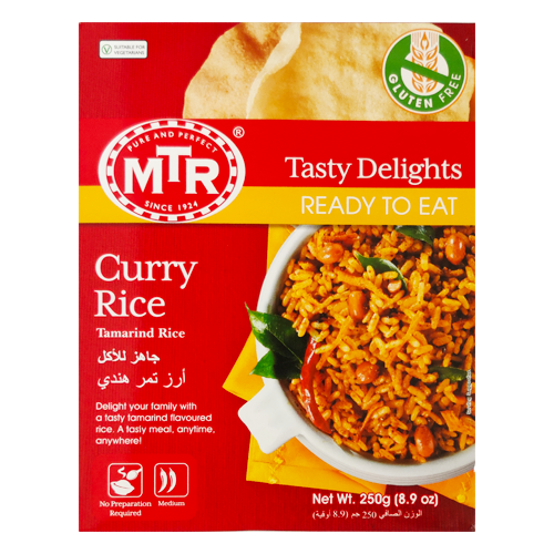 MTR Curry Rice / Rýže s kořením (250g) - Hotové jídlo