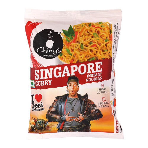 Chings Secret Singapore Curry Instant Noodles (Bundle of 5 x 60g)