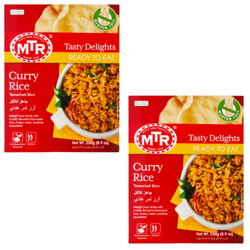 MTR Curry rice / Kari rýže s tamarindem (Balení 2 x 250g) 500g - Hotové jídlo