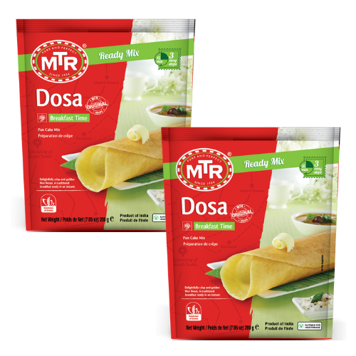 MTR Dosa Plain mix / Mix na Dosa palačinky (Balení 2 x 200g)