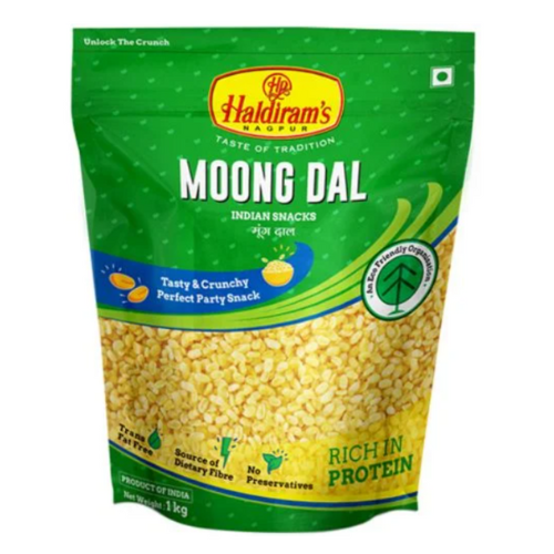 Haldiram's Moong Dal / Smažené fazole mungo (1kg) SLEVA! [DMT: 22. září 2024]