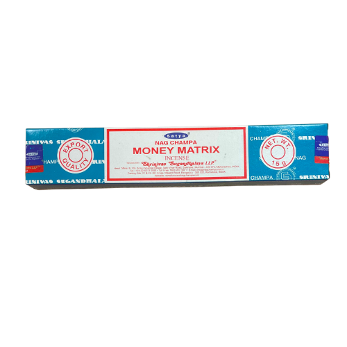 Satya Nag Champa Money Matrix Agarbatti / Incense Sticks (15g)