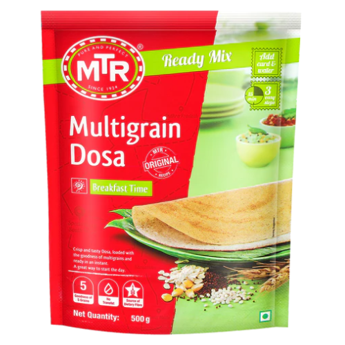 MTR Multigrain Dosa Mix (500g) - Sale Item [BBD: 31 August 2024]