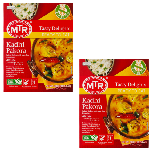 MTR Kadhi Pakora / Jogurtové kari se smaženkami (Balení 2 x 300g) 600g