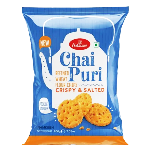 Haldiram's Chai Puri / Kořeněné krekry k čaji (200g) SLEVA! [DMT: 23. duben 2026]