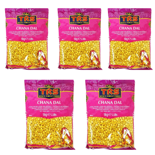 TRS Chana Dal / Bengal Gram (Bundle of 5 x 1kg) - 5kg