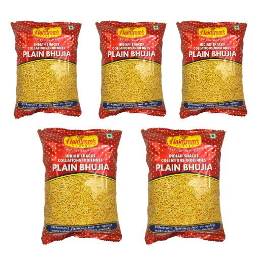 Haldiram's Plain Bhujia (Bundle of 5 x 150g)