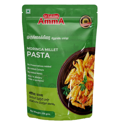 Amma Moringa Millet / Murungai Pasta - Těstoviny Moringa Jáhly (180g)