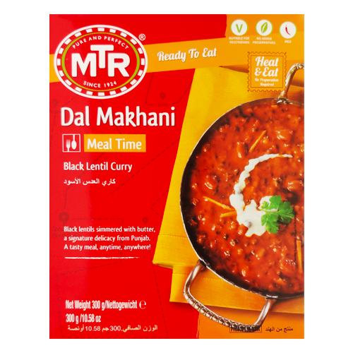 MTR Dal Makhani  / Krémové luštěninové kari (300g) Hotové jídlo