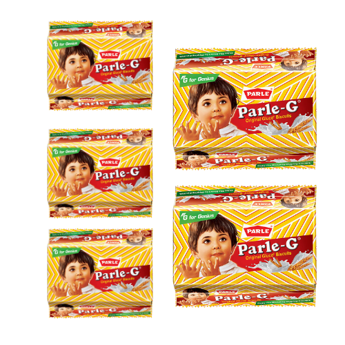 Parle G Gluco sušenky - (balení 5 x 80g)