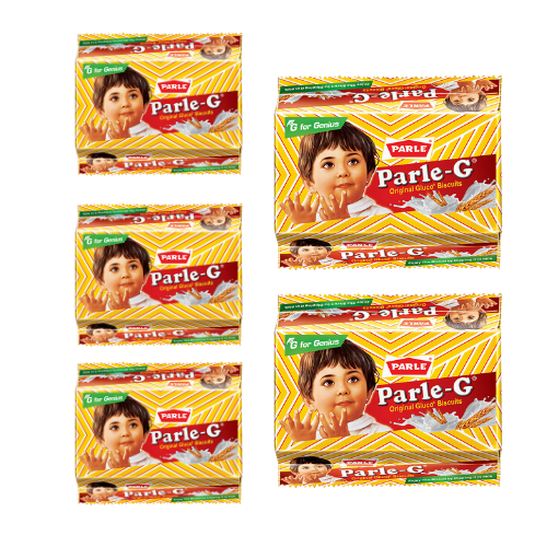Parle G Gluco sušenky (Balení 5 x 80g) 400g