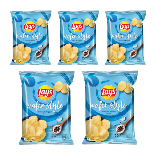 Lay's Klasické chipsy se solí a pepřem (Balení 5 x 52g) 260g - SLEVA! [DMT: 17. Oktober 2023]
