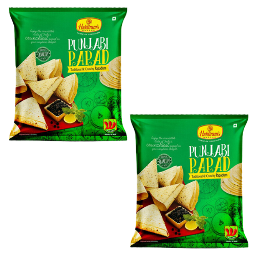 Haldiram's Spicy Punjabi Papad (Bundle of 2 x 200g)