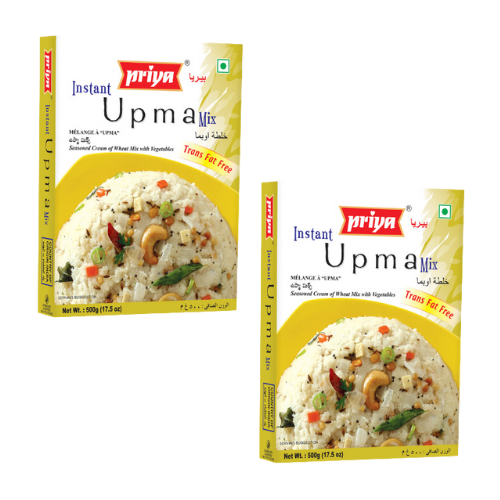 Priya Instant Upma Mix (Bundle of 2 x 500g)