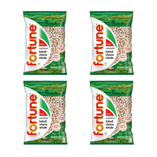 Fortune White Chickpeas / Bílá cizrna (Balení 4 x 500 g) 2kg