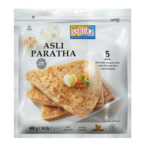 Ashoka Asli Paratha - Autentický indický chléb (400g) - Mražený produkt !!