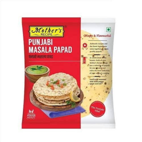 Mother's Recipe Papad / Papadum - Punjabi Masala (200g)