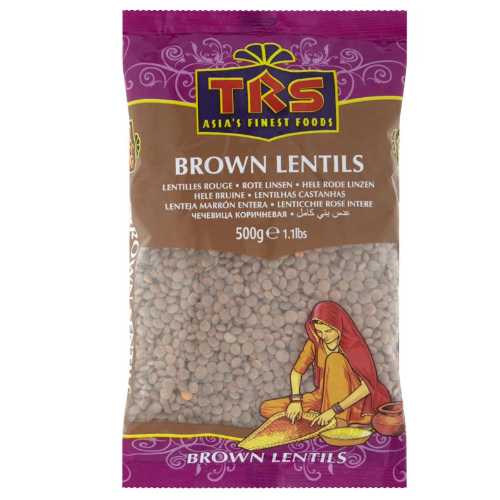 TRS Brown Lentils Whole / Masoor Whole (500g)