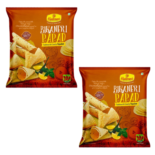 Haldiram's Bikaneri Papad (Bundle of 2 x 200g)