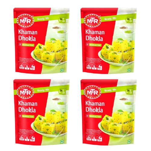 MTR Khaman Dhokla Mix (Bundle of 4 x 200g)