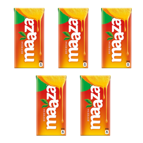 Maaza Mango Juice (Bundle of 5 x 135ml) - Sale Item [BBD: 10 July 2024]