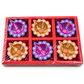 Fancy Diwali / Deepavali Rangoli Diya Small (Pack of 6)