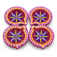 Fancy Diwali / Deepavali Diya [GR] (Pack of 4)
