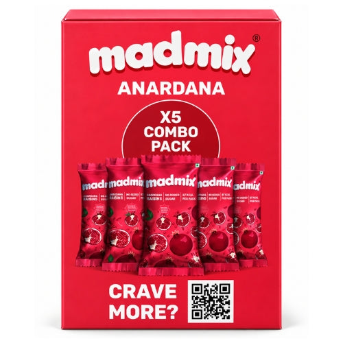 Madmix rozinky s příchutí koření a gránatového jablka (55g)