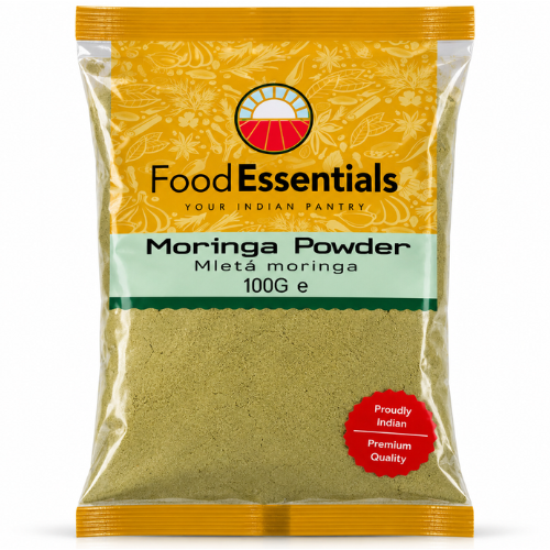 Food Essentials prášek z listů moringy (100g)