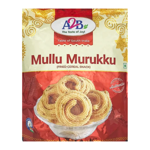 A2B Mullu Murukku - Jihoindický křupavý snack (200g)