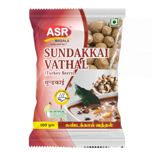 ASR Sundakkai / Sušené ,,krocaní bobule,, (Solanum torvum)(100g)