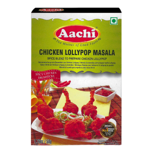 Aachi Chicken Lollypop Masala / Koření na kuřecí paličky (50g)