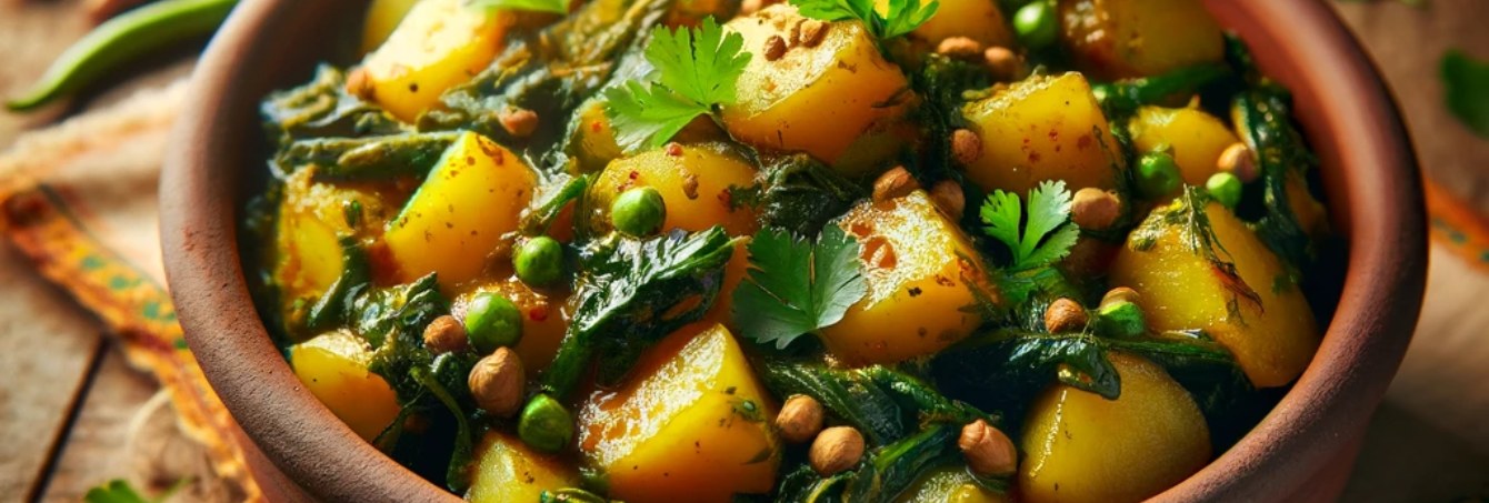 Aloo Methi : A Culinary Delight of Fresh Fenugreek Leaves and Potatoes