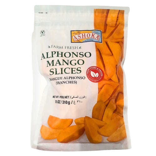 Ashoka mražené plátky manga druhu Alphonso (310g) - MRAŽENÝ PRODUKT!