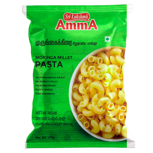 Amma Moringa Millet Pasta / Těstoviny z prosa a moringy (175g)