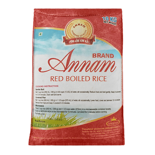 Annam Palakadan Matta Rice / Red Boiled Rice (10kg)